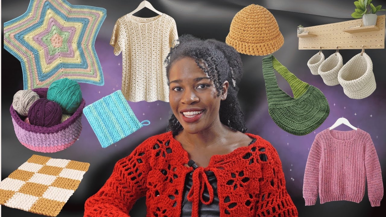 30 EASY CROCHET PATTERNS For Beginners free Projects YouTube 30 EASY CROCHET PATTERNS For Beginners free Projects YouTube