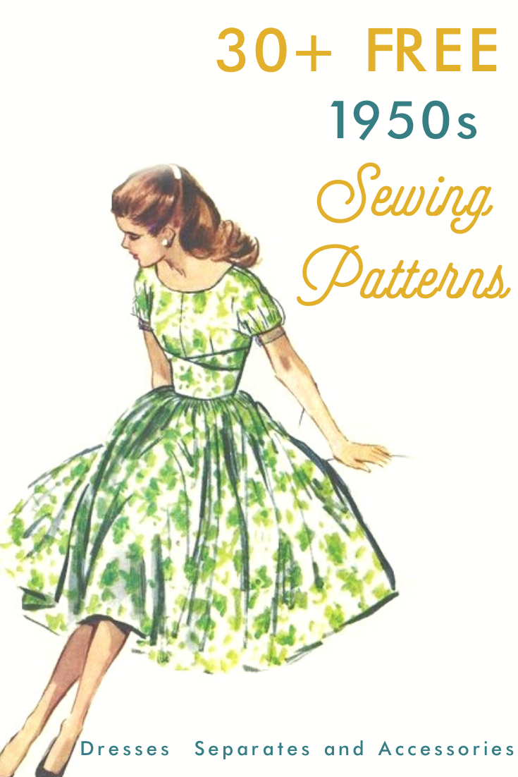 30 Free 1950s Style Sewing Patterns Va Voom Vintage Vintage Fashion Hair Tutorials And DIY Style 30 Free 1950s Style Sewing Patterns Va Voom Vintage Vintage Fashion Hair Tutorials And DIY Style