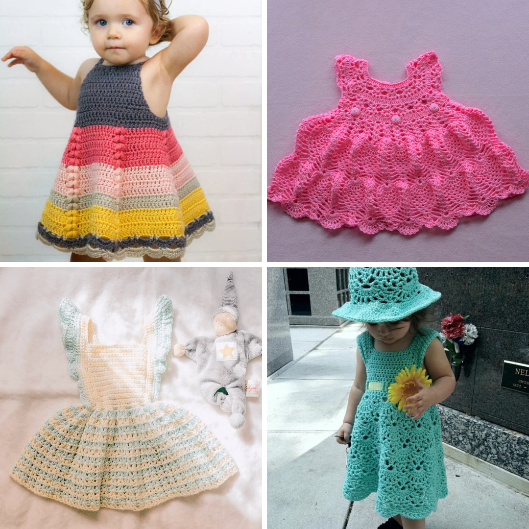 30 Free Crochet Baby Dress Patterns Mermaids Monkeys 30 Free Crochet Baby Dress Patterns Mermaids Monkeys