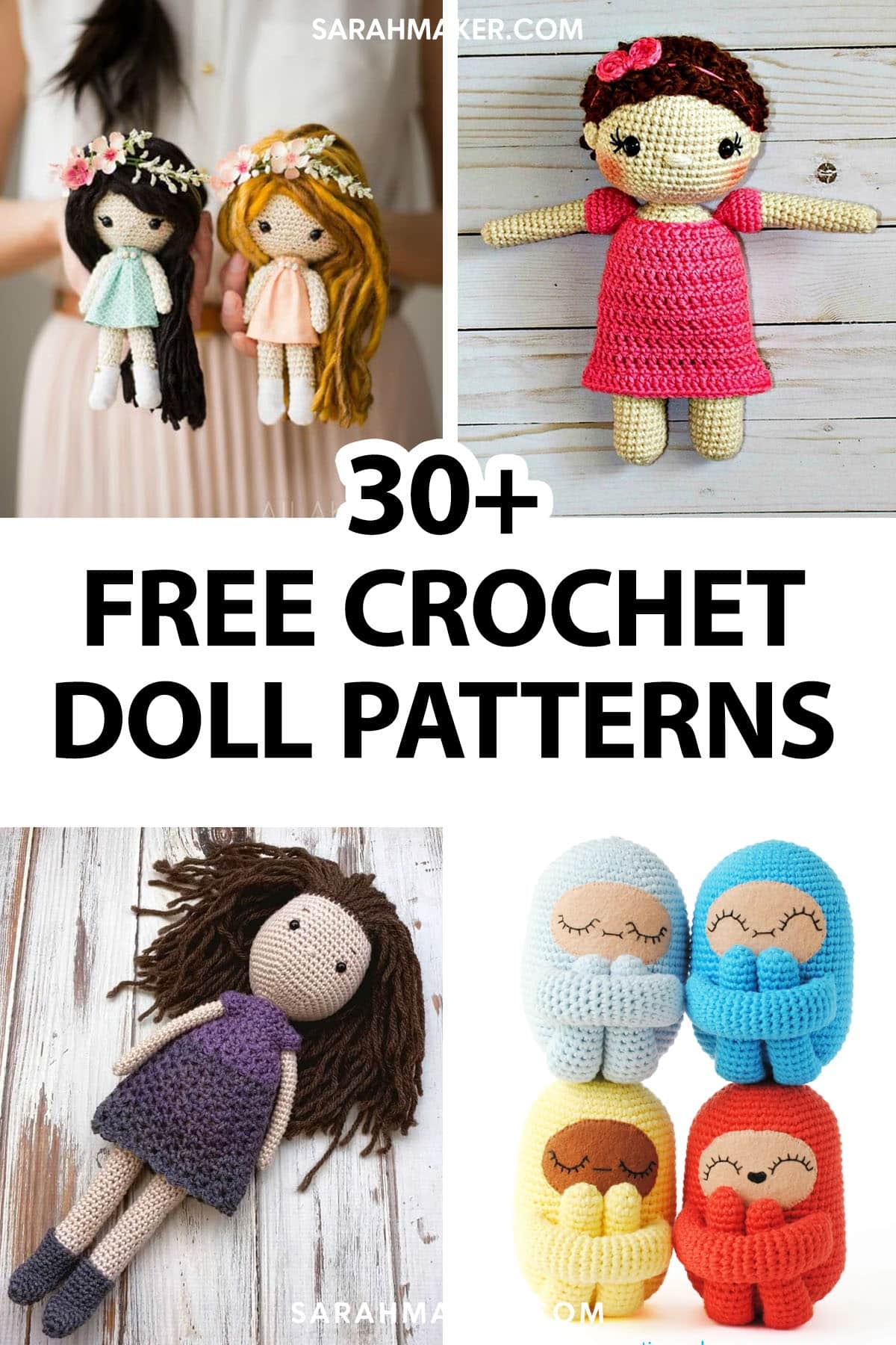 30 Free Crochet Doll Patterns Sarah Maker