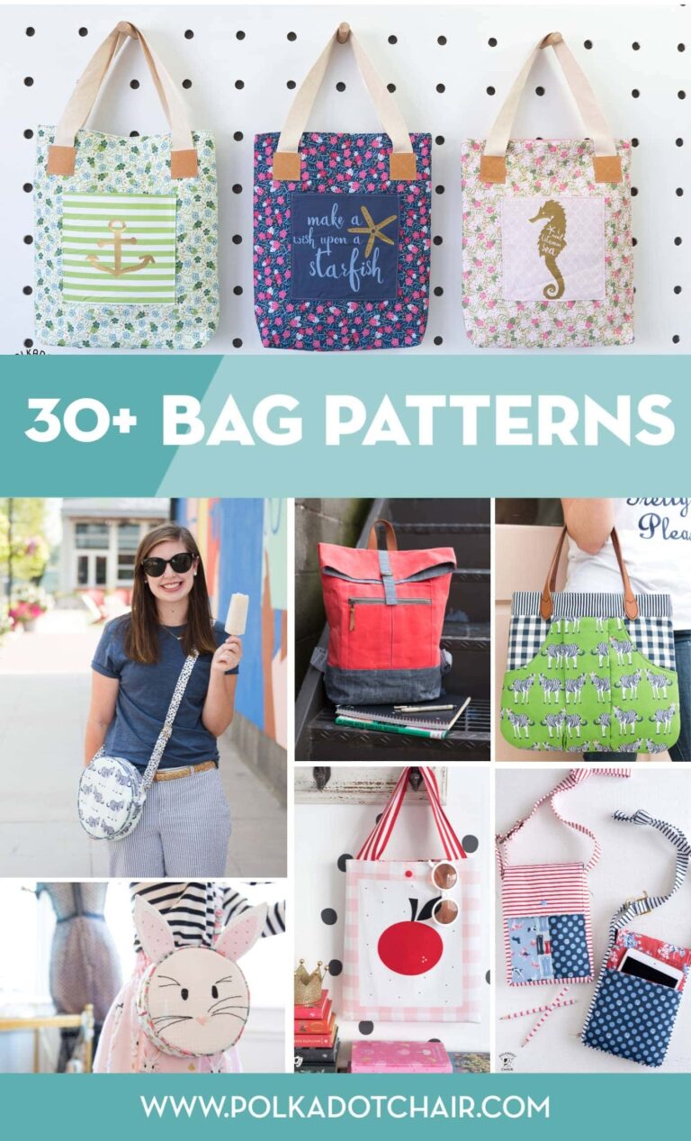 30 Of My Favorite Bag Sewing Patterns Polka Dot Chair