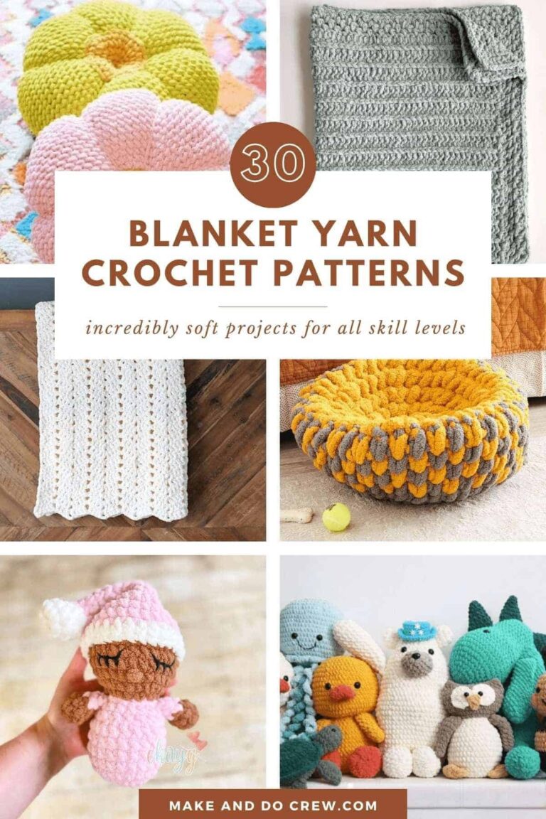 30 Unique Bernat Blanket Yarn Crochet Patterns Chunky Easy