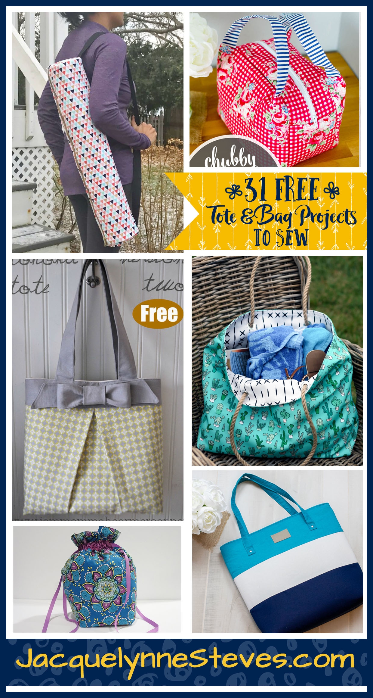 31 Free Tote Bag Patterns To Sew Jacquelynne Steves 31 Free Tote Bag Patterns To Sew Jacquelynne Steves