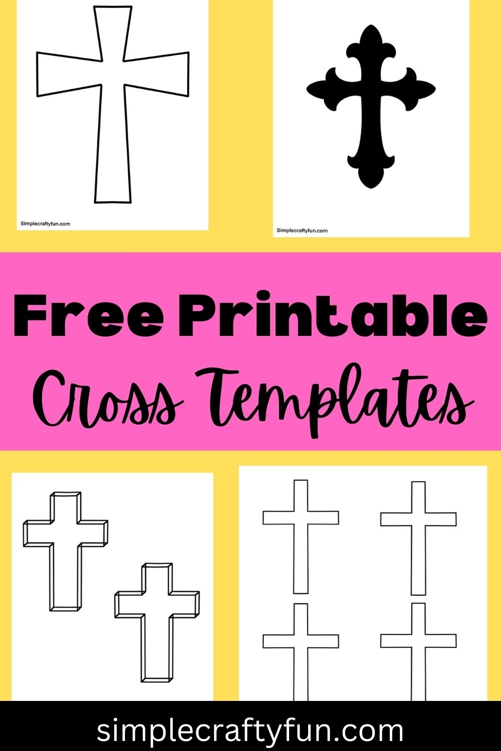 cross template printable free cross template printable free