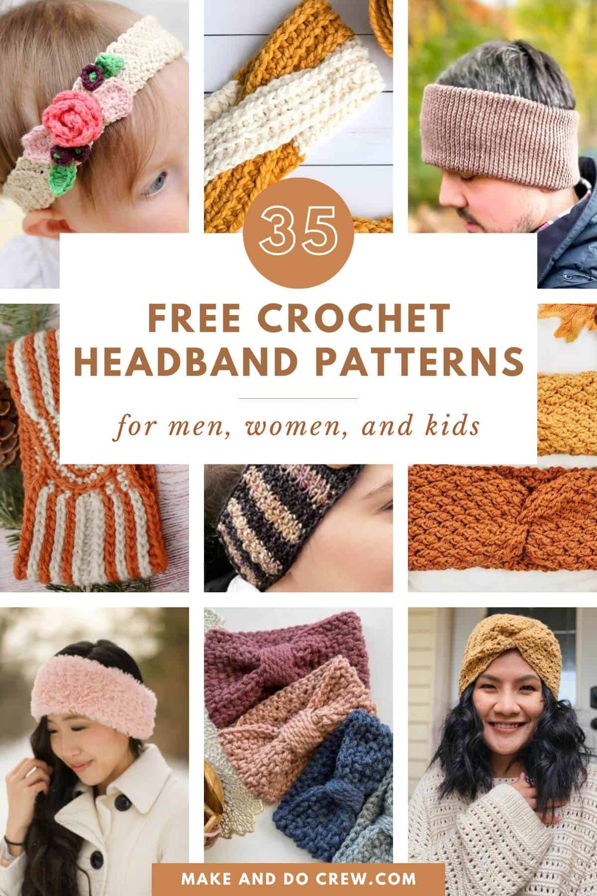 35 Easy And Fast Free Crochet Headband Patterns 35 Easy And Fast Free Crochet Headband Patterns