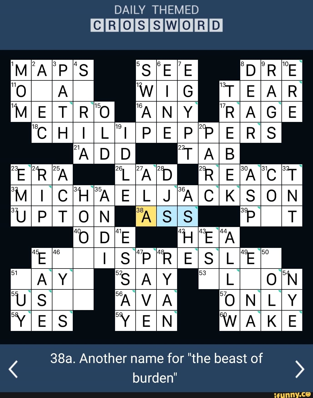 38a Another Name For the Beast Of Burden IFunny 38a Another Name For the Beast Of Burden IFunny