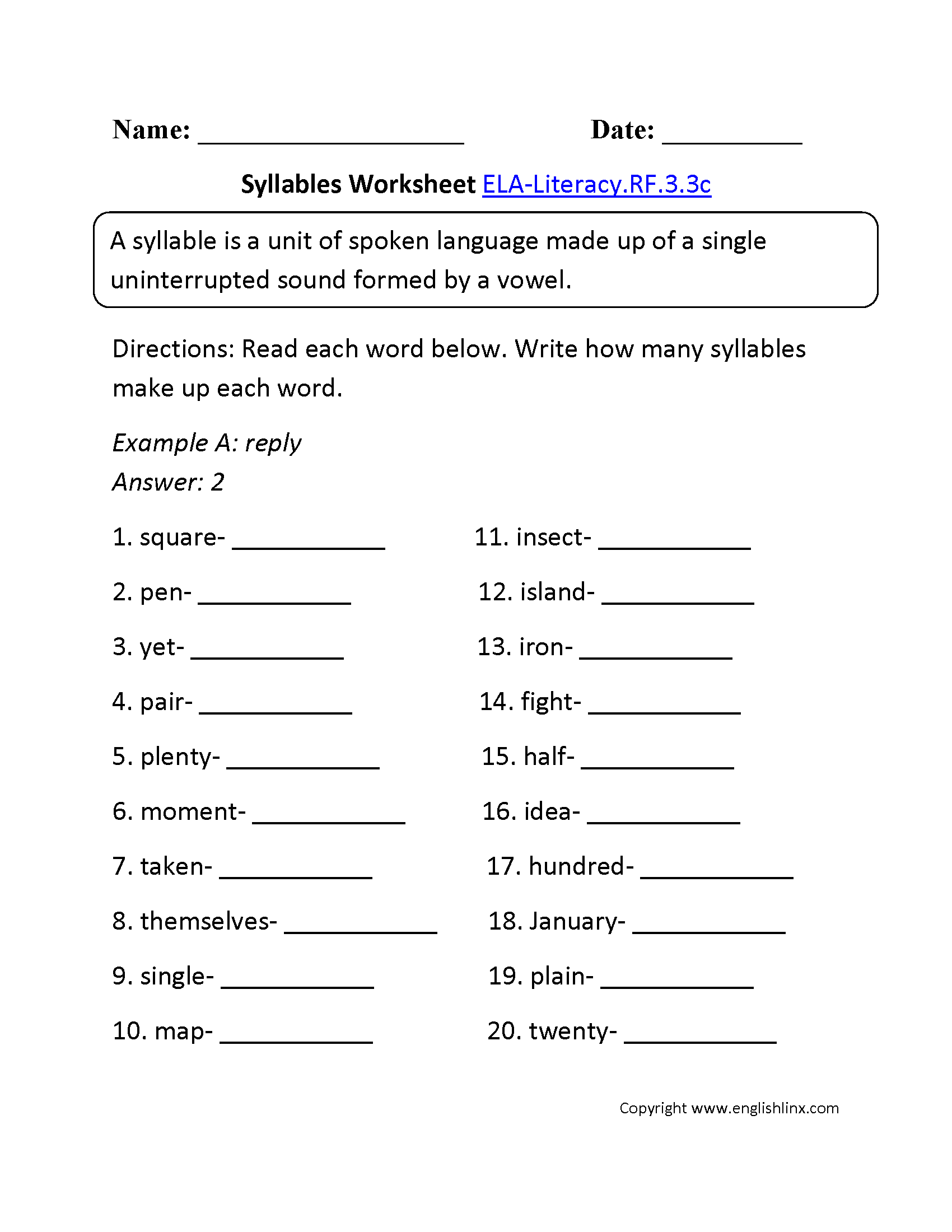3rd Grade Common Core Reading Foundational Skills Worksheets 3rd Grade Common Core Reading Foundational Skills Worksheets