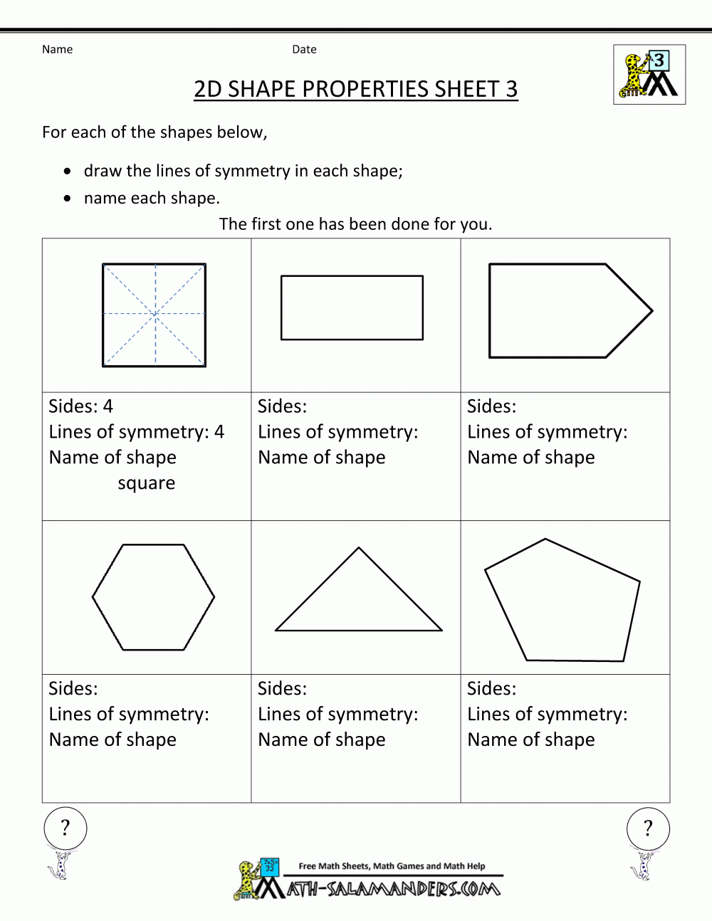3rd Grade Geometry Worksheets 3rd Grade Geometry Worksheets