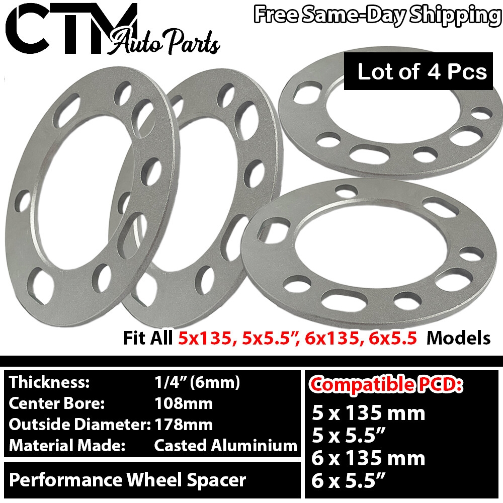 4 DODGE RAM 1 4 6mm THICK 5x135 5x5 5 5x139 7 6x135 6x5 5 6x139 7 WHEEL SPACER EBay 4 DODGE RAM 1 4 6mm THICK 5x135 5x5 5 5x139 7 6x135 6x5 5 6x139 7 WHEEL SPACER EBay