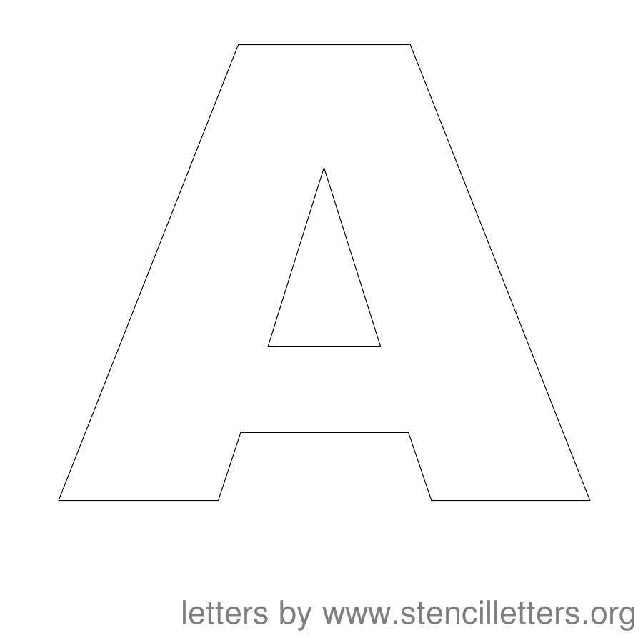 4 Inch Alphabet Stencils 10 Free PDF Printables Printablee 4 Inch Alphabet Stencils 10 Free PDF Printables Printablee