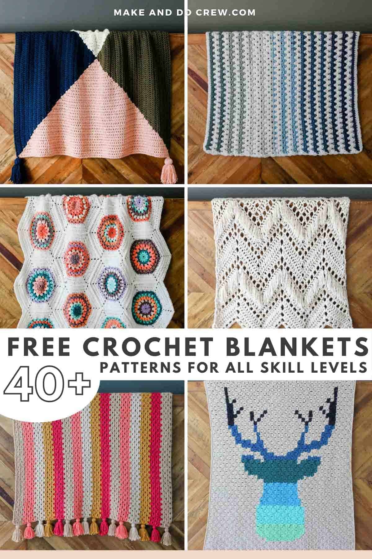 40 Free Crochet Blanket Afghan Patterns Captivating Designs 40 Free Crochet Blanket Afghan Patterns Captivating Designs