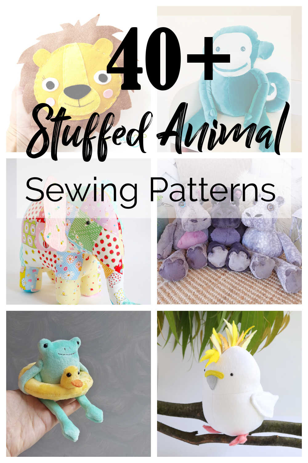 40 Sewing Tutorials For Stuffed Animals Adventures Of A DIY Mom 40 Sewing Tutorials For Stuffed Animals Adventures Of A DIY Mom