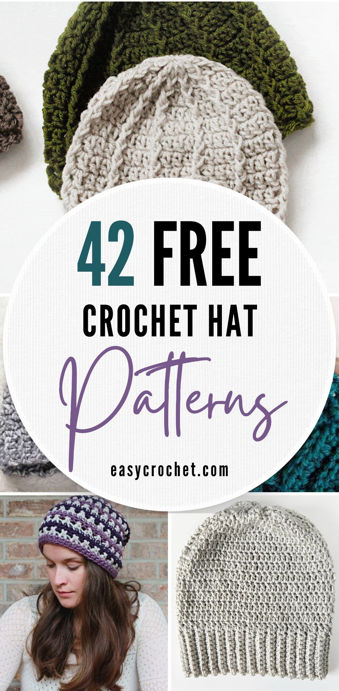 42 Free Beanie And Crochet Hat Patterns Easy Crochet Patterns 42 Free Beanie And Crochet Hat Patterns Easy Crochet Patterns