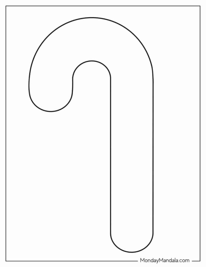 44 Candy Cane Templates Free PDF Printables 44 Candy Cane Templates Free PDF Printables