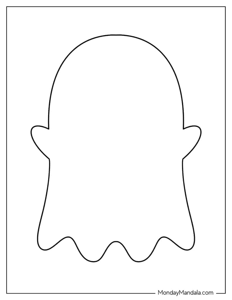 48 Ghost Templates Free PDF Printables 48 Ghost Templates Free PDF Printables