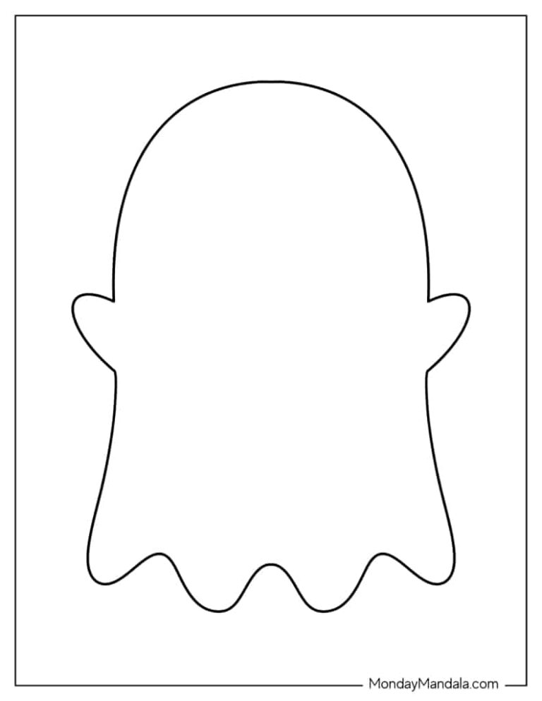 48 Ghost Templates Free PDF Printables 