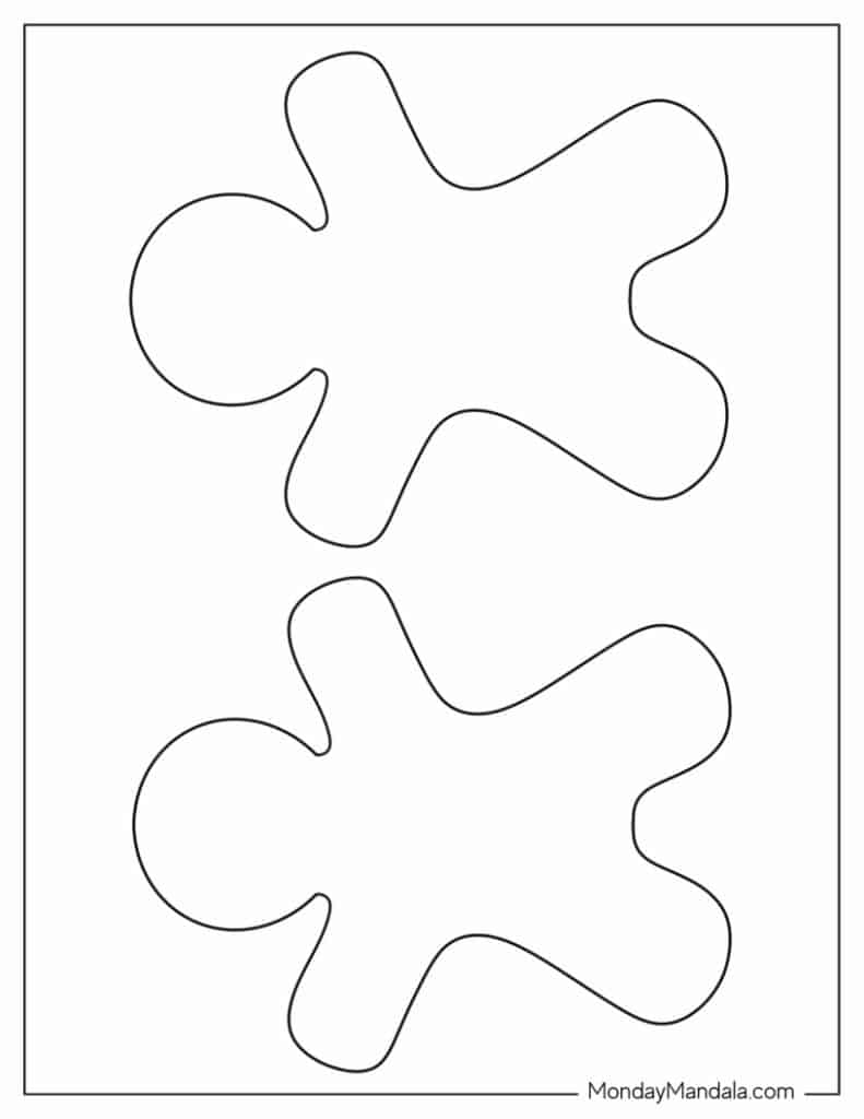 48 Gingerbread Man Templates Free PDF Printables 48 Gingerbread Man Templates Free PDF Printables
