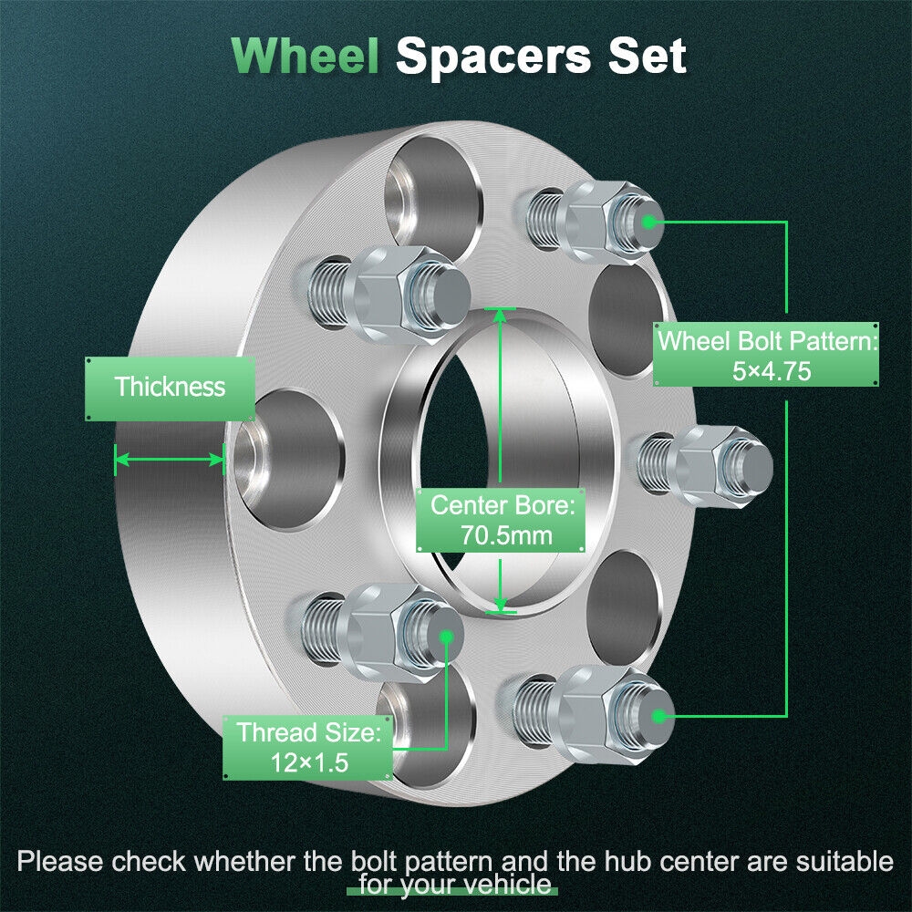 4Pcs For Chevy S10 GMC Pontiac 1 5 Hubcentric 5x4 75 Wheel Spacers Adapters EBay 4Pcs For Chevy S10 GMC Pontiac 1 5 Hubcentric 5x4 75 Wheel Spacers Adapters EBay