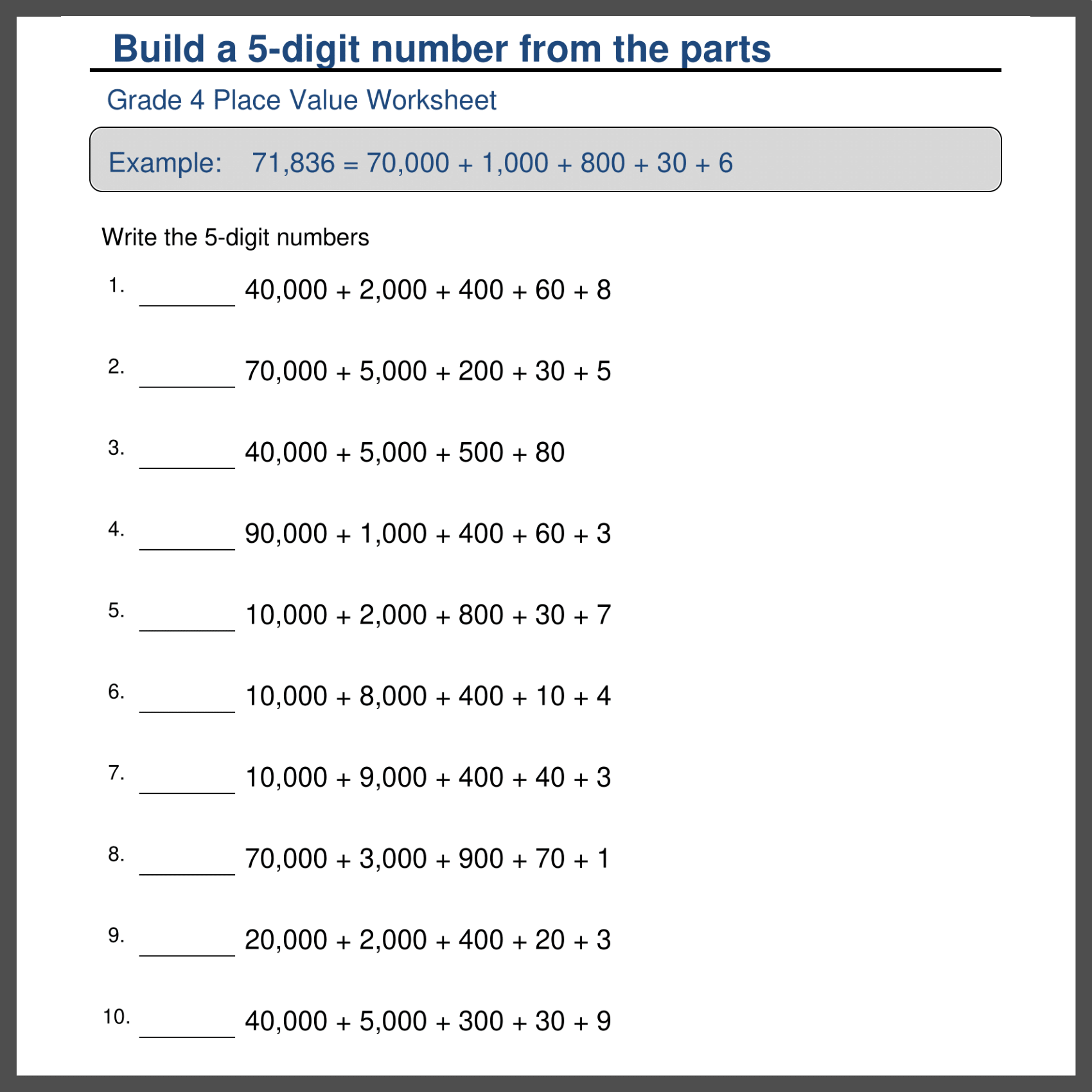 4th Grade Place Value Rounding Worksheets Made By Teachers 4th Grade Place Value Rounding Worksheets Made By Teachers