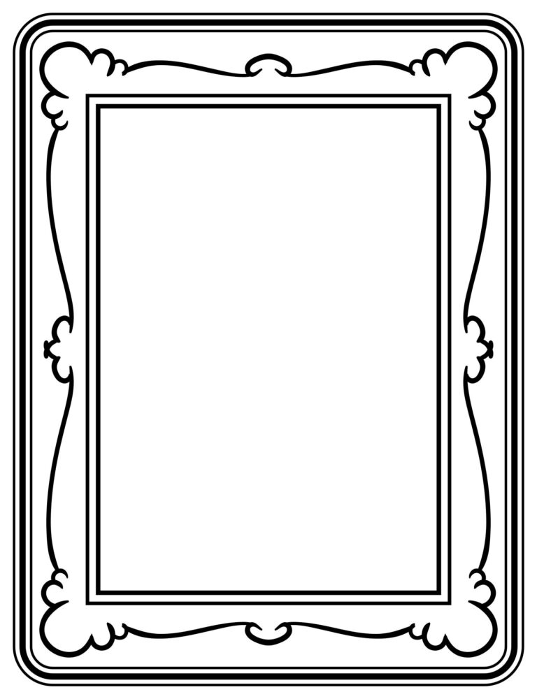 4X6 Picture Frame Borders 10 Free PDF Printables Printablee
