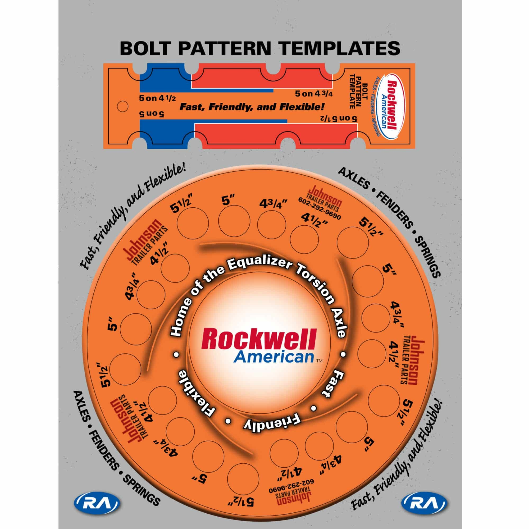 5 Lug Bolt Pattern Template Johnson Trailer Parts 5 Lug Bolt Pattern Template Johnson Trailer Parts