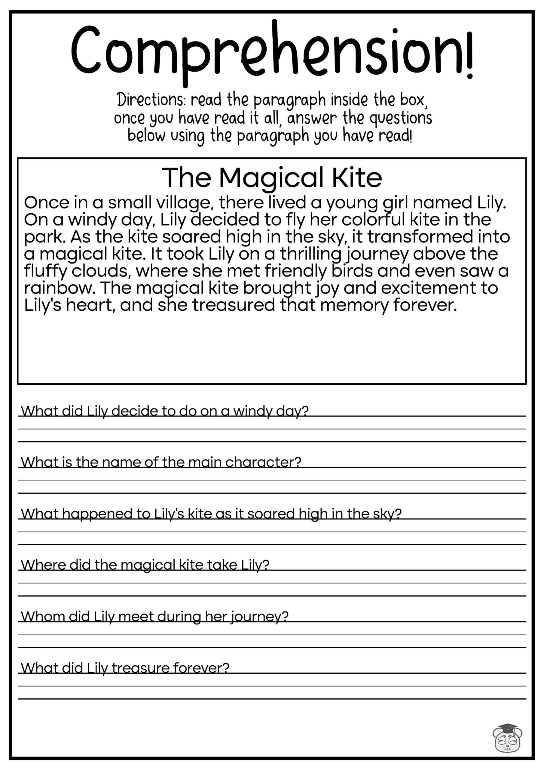 5 Printable Reading Comprehension English Worksheets ages 4 7 KG1 To Grade 2 Etsy Norway 5 Printable Reading Comprehension English Worksheets ages 4 7 KG1 To Grade 2 Etsy Norway