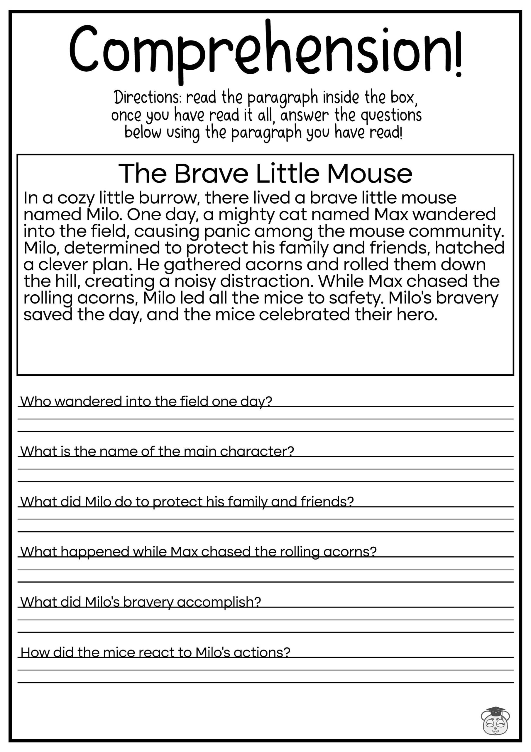 5 Printable Reading Comprehension English Worksheets ages 4 7 KG1 To Grade 2 Etsy 5 Printable Reading Comprehension English Worksheets ages 4 7 KG1 To Grade 2 Etsy