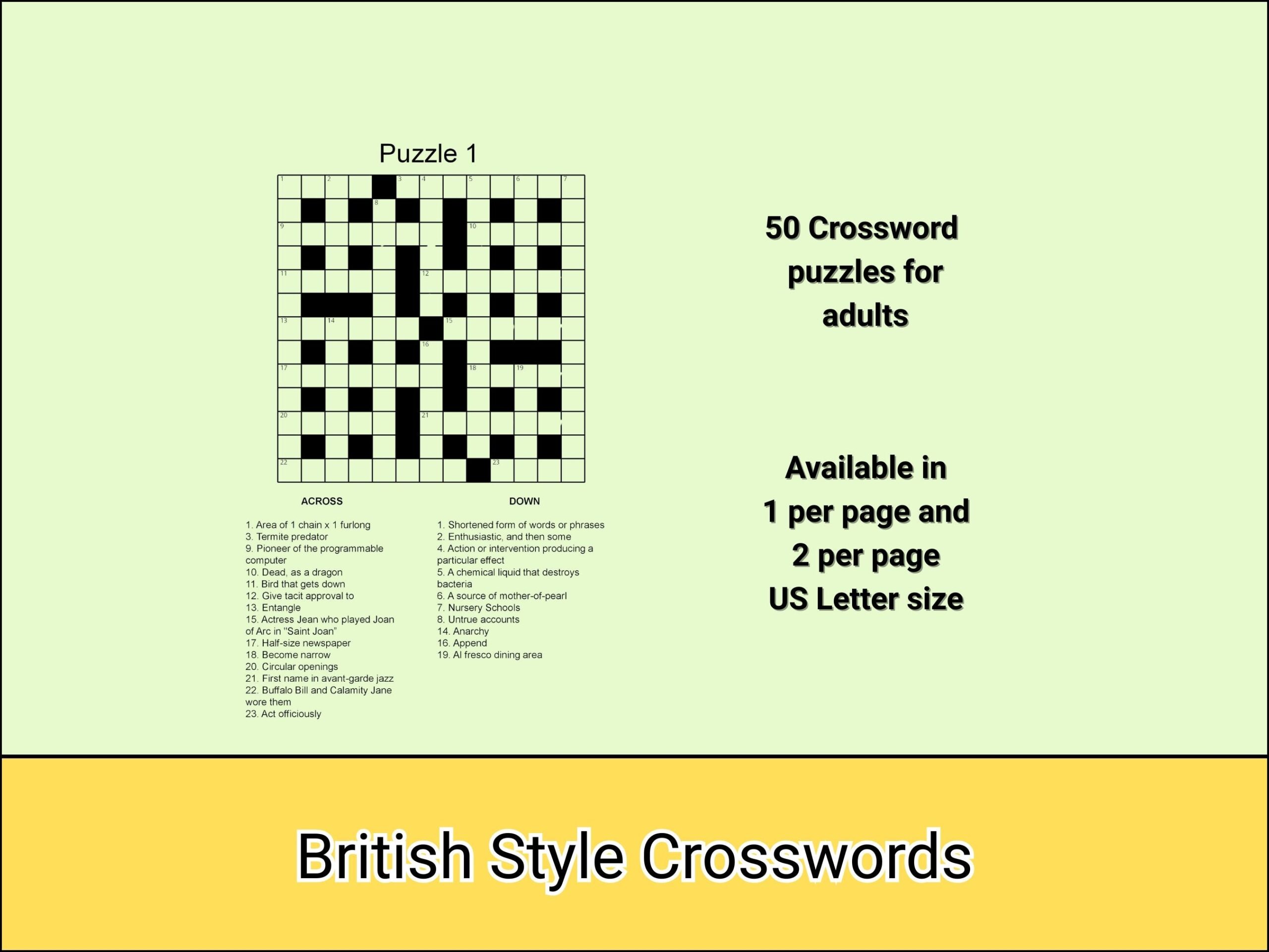 enthusiastic crossword puzzle clue