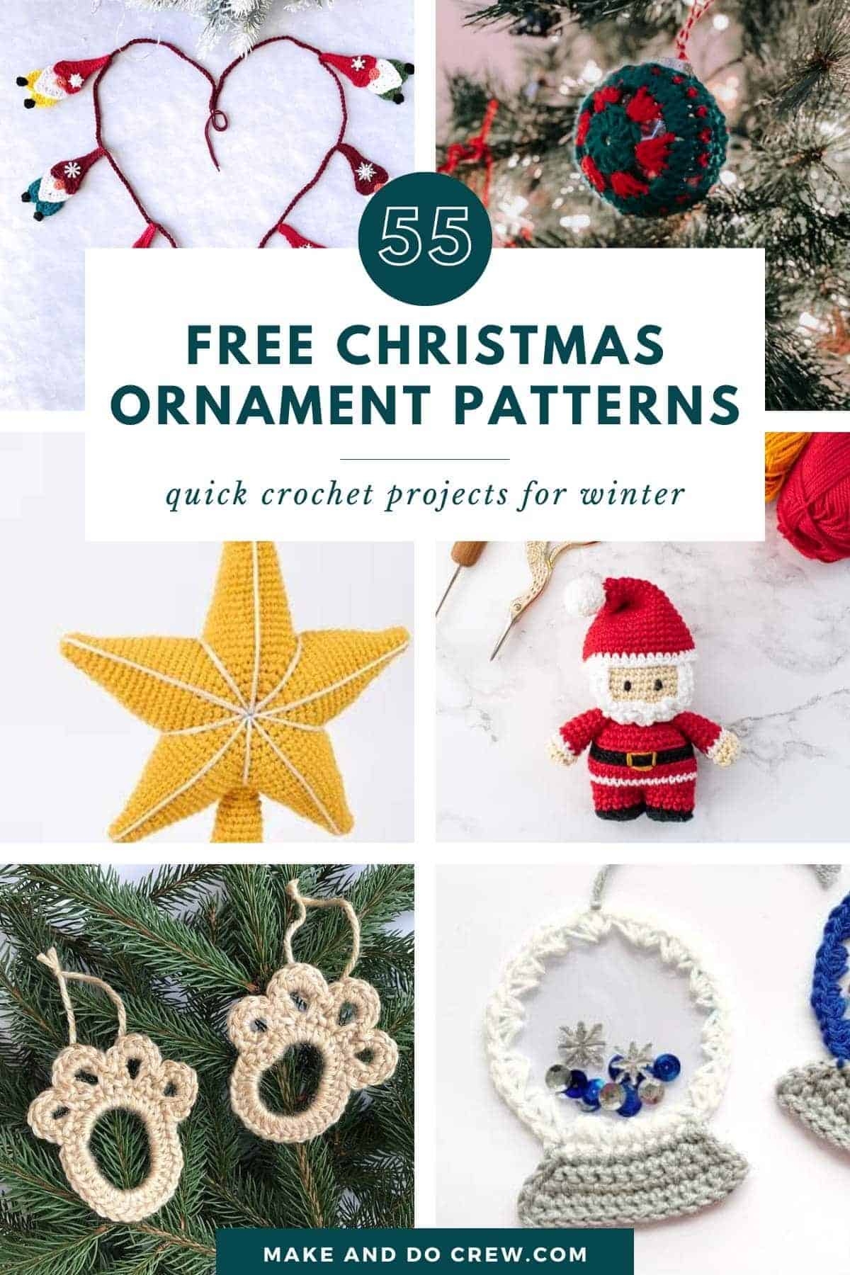 55 Free Crochet Christmas Ornament Patterns To Trim Your Tree 55 Free Crochet Christmas Ornament Patterns To Trim Your Tree