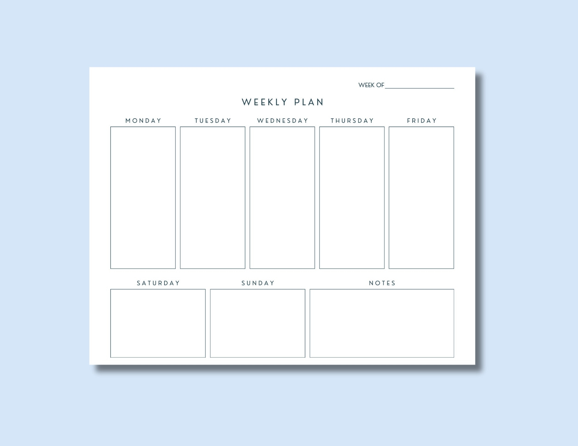 5x8 Planner Printables Etsy 5x8 Planner Printables Etsy