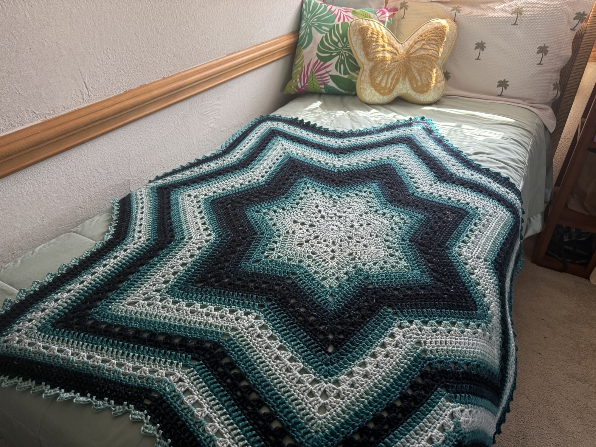 6 Day Star Blanket For Juniper Moon Farm Betty McKnit 6 Day Star Blanket For Juniper Moon Farm Betty McKnit