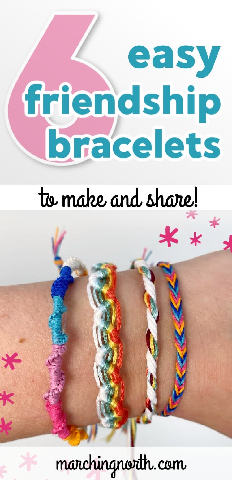 6 Easy Friendship Bracelet Patterns Tutorials Videos Marching North 6 Easy Friendship Bracelet Patterns Tutorials Videos Marching North