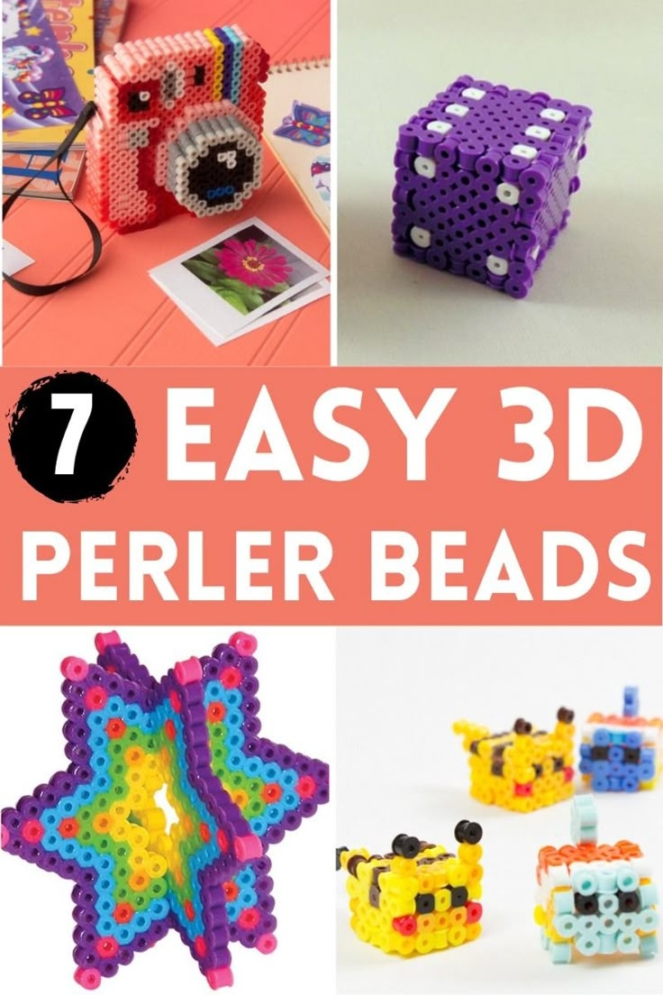 7 3D Perler Bead Patterns Free 7 3D Perler Bead Patterns Free
