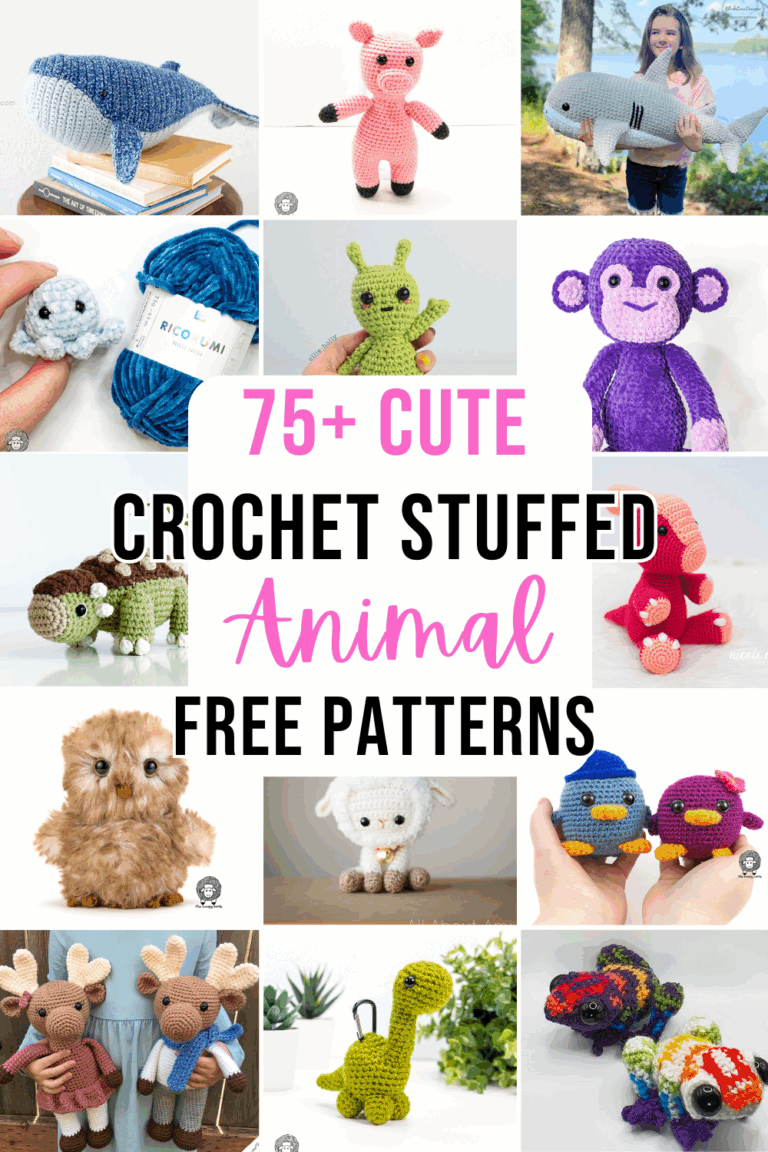 75 Cute Crochet Stuffed Animals Free Patterns