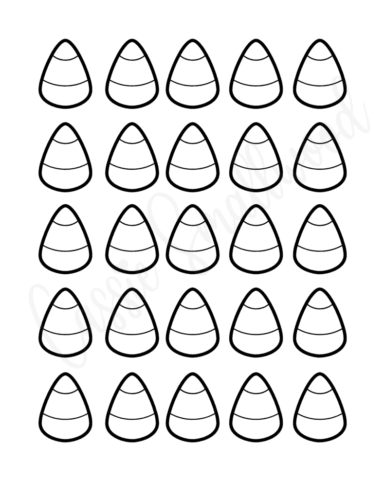 9 Cute Candy Corn Templates Black And White Color Cassie Smallwood 9 Cute Candy Corn Templates Black And White Color Cassie Smallwood