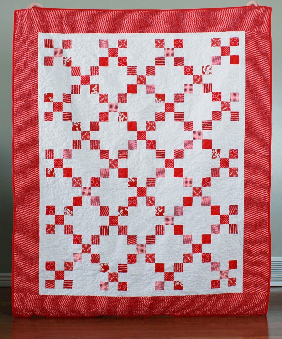 A Bright Corner An Irish Chain Quilt And Free Quilt Pattern A Bright Corner An Irish Chain Quilt And Free Quilt Pattern