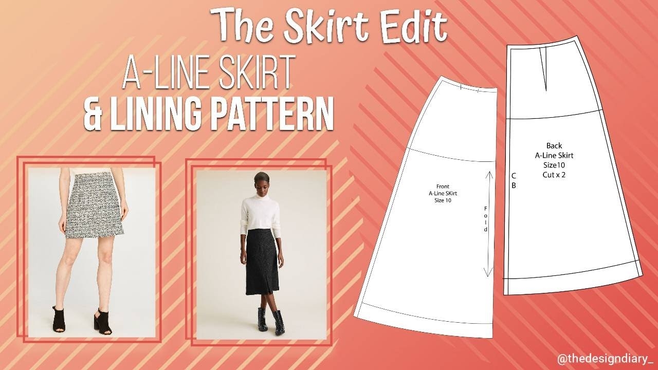 A Line Skirt Lining Pattern The Skirt Edit Fashion Design Pattern Cutting YouTube A Line Skirt Lining Pattern The Skirt Edit Fashion Design Pattern Cutting YouTube