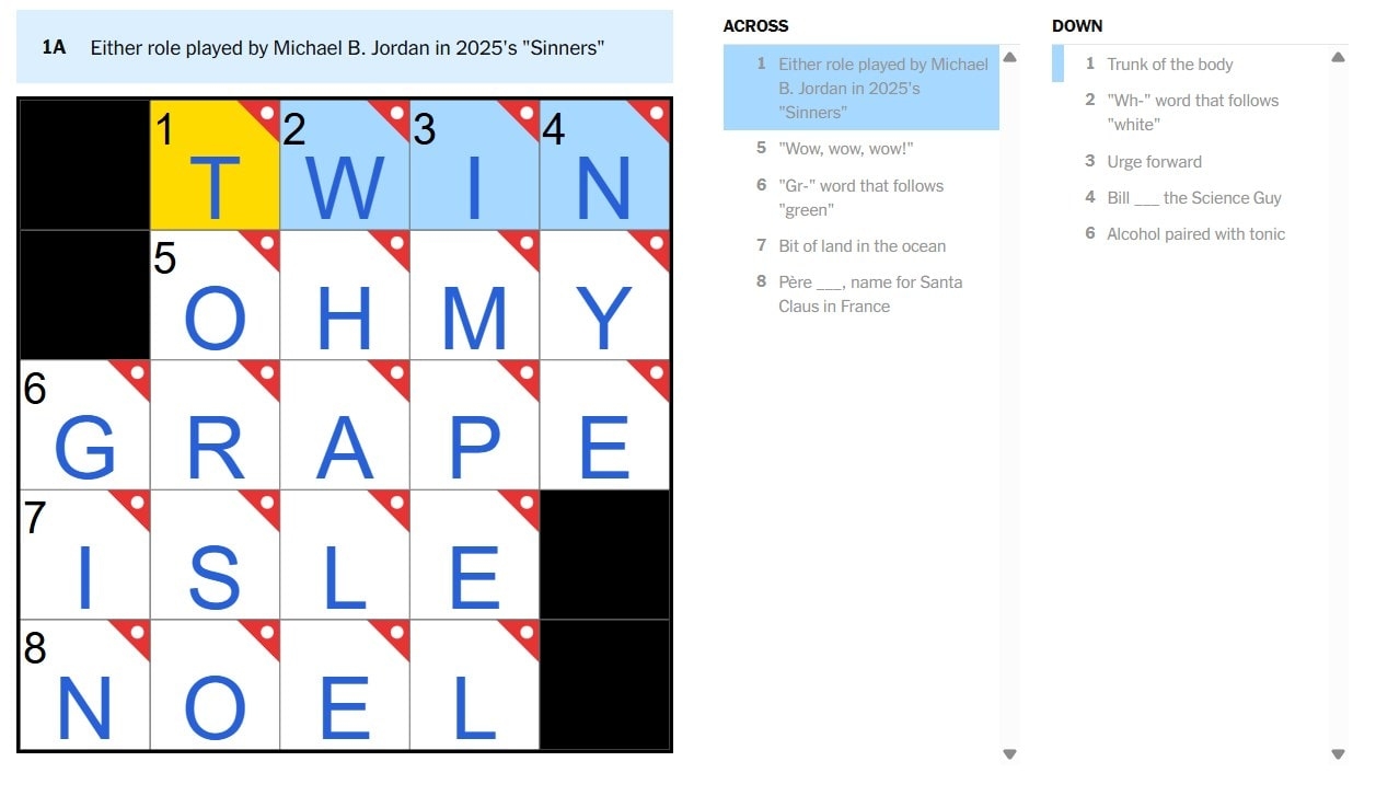 A Science Guy And Spirits NYT Mini Crossword Answers May 21 2025