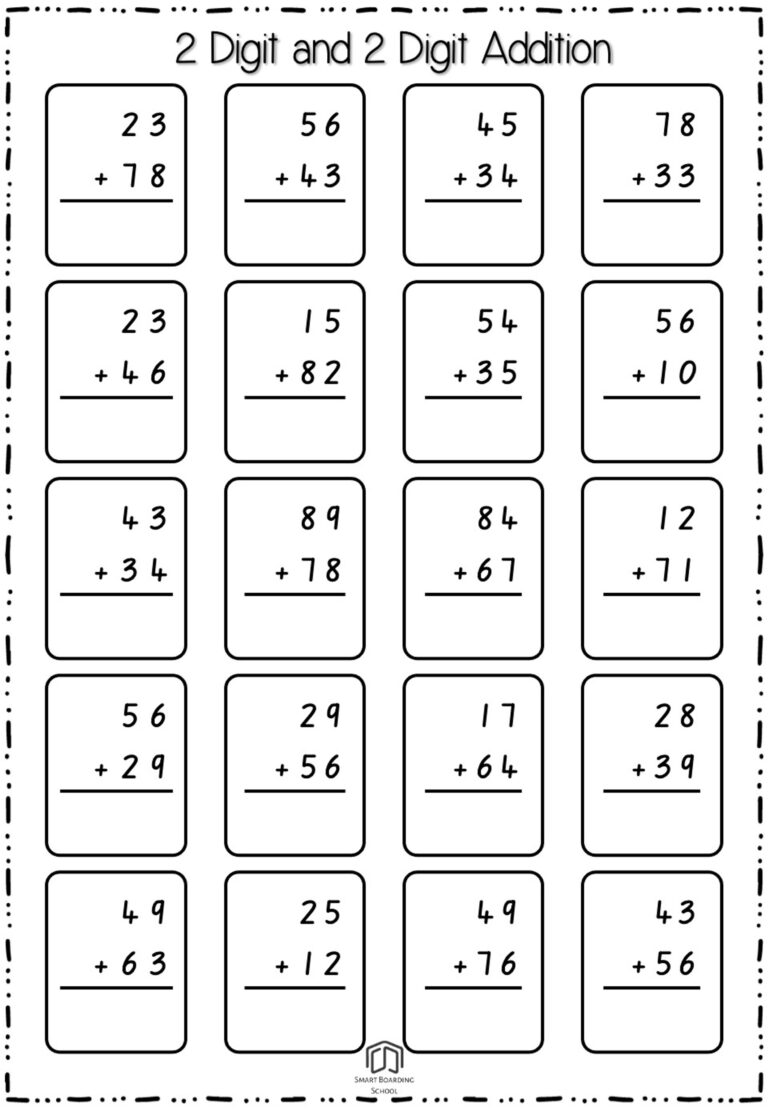 Addition Worksheets