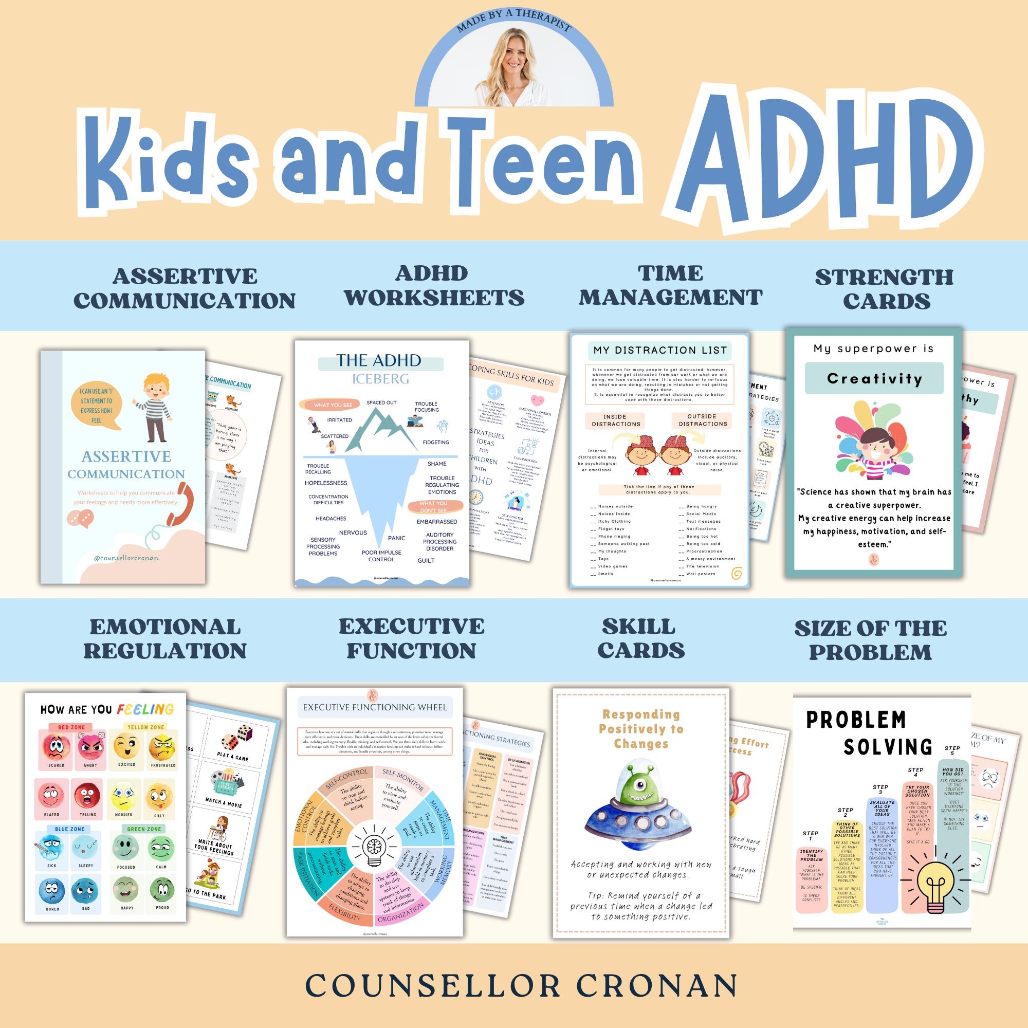 Adhd executive Functioning Worksheet Bundle For Kids Time Management Self Regulation Coping Skills ADHD Skills Anxiety Therapy Tools Etsy Adhd executive Functioning Worksheet Bundle For Kids Time Management Self Regulation Coping Skills ADHD Skills Anxiety Therapy Tools Etsy