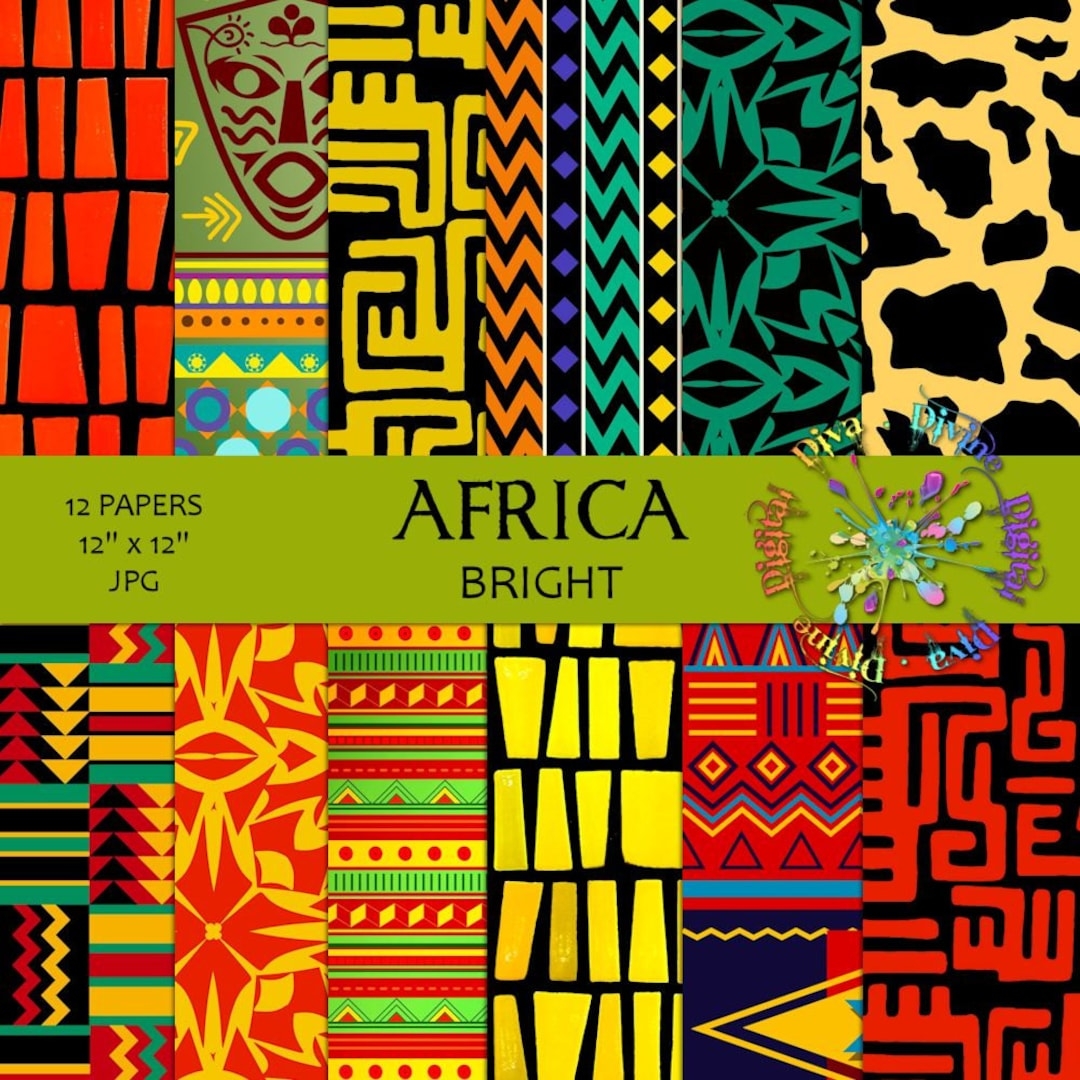Africa Bright Colors African Kente Patterns Digital Paper Pack Instant Download Etsy Africa Bright Colors African Kente Patterns Digital Paper Pack Instant Download Etsy