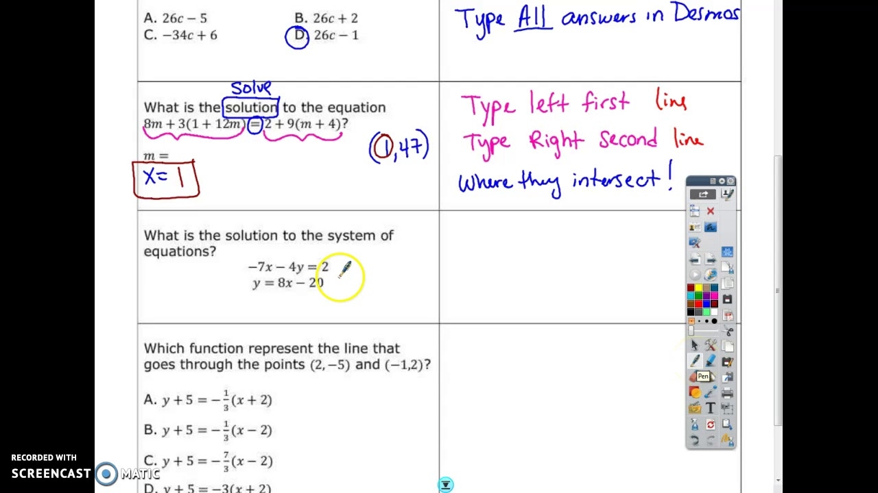 Algebra I Desmos Cheat Sheet YouTube Algebra I Desmos Cheat Sheet YouTube