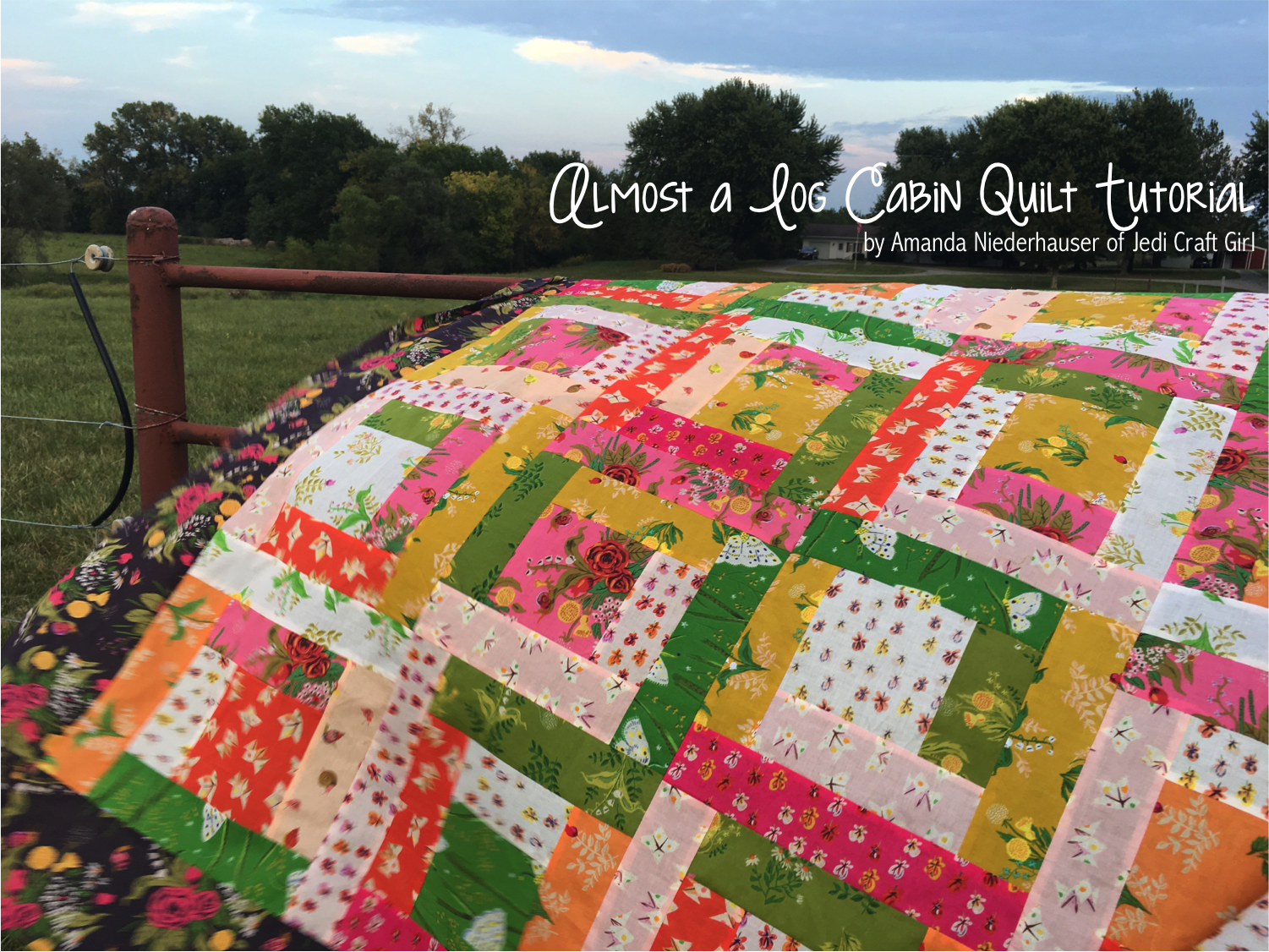 Almost A Log Cabin Quilt Tutorial Almost A Log Cabin Quilt Tutorial