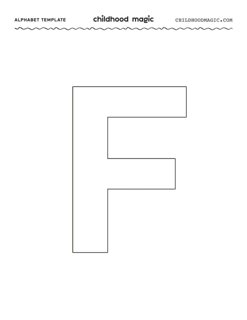 Alphabet Printable An Uppercase Letter Template For Kids Childhood Magic Alphabet Printable An Uppercase Letter Template For Kids Childhood Magic