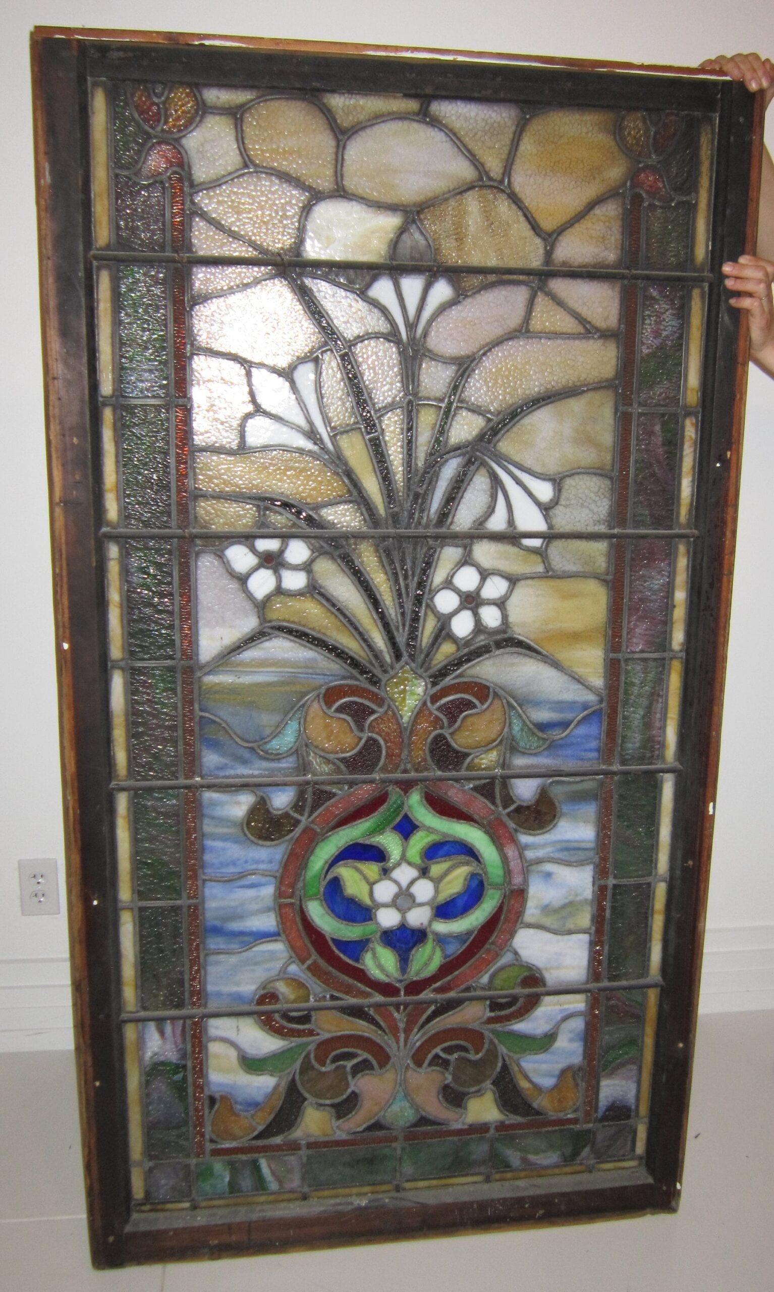 Amazing Antique Stain Glass Window Etsy Amazing Antique Stain Glass Window Etsy