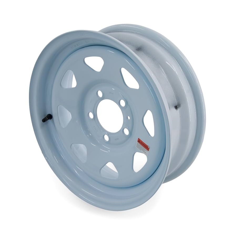 Amazon 15 Inch White Spoke 5 Bolt Trailer Wheel 5 On 4 1 2 Lug Pattern Automotive Amazon 15 Inch White Spoke 5 Bolt Trailer Wheel 5 On 4 1 2 Lug Pattern Automotive