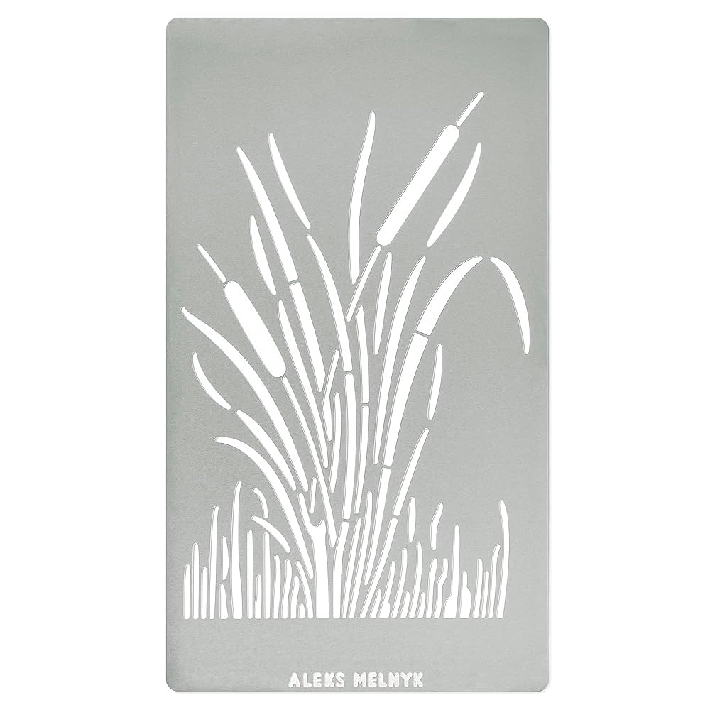 Amazon Aleks Melnyk No 279 Metal Stencil Patterns Bush Reeds Small Stencil 1 PCS Template For Wood Burning Engraving Crafting Scrapbook Art Ornate Arts Crafts Sewing Amazon Aleks Melnyk No 279 Metal Stencil Patterns Bush Reeds Small Stencil 1 PCS Template For Wood Burning Engraving Crafting Scrapbook Art Ornate Arts Crafts Sewing