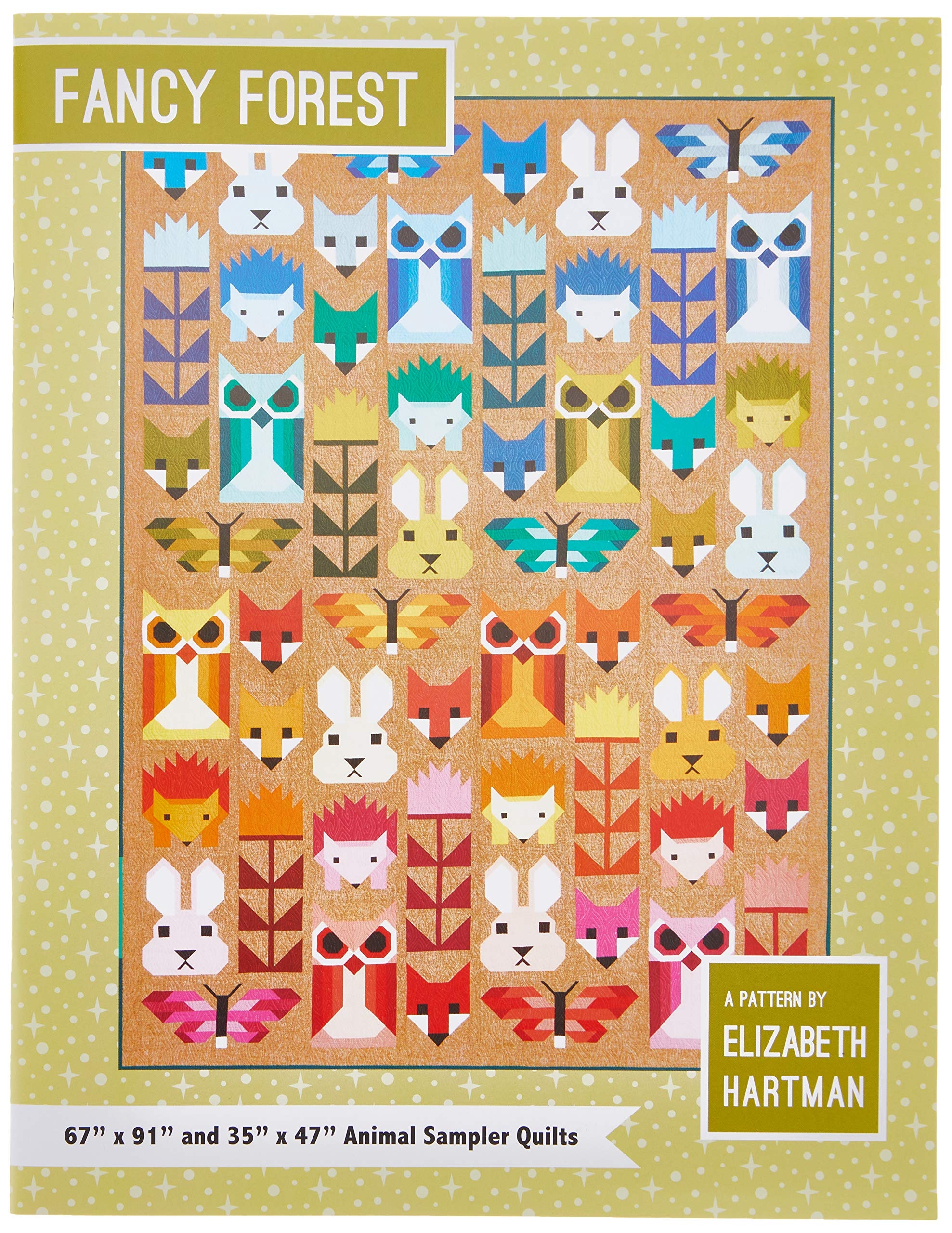 Amazon Elizabeth Hartman Fancy Forest Quilt Pattern Arts Crafts Sewing Amazon Elizabeth Hartman Fancy Forest Quilt Pattern Arts Crafts Sewing