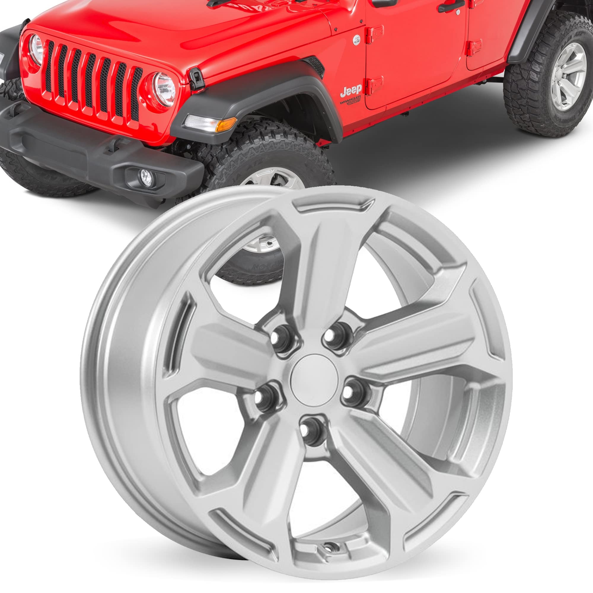 Amazon Quadratec 17 Recon Wheel Silver 5x5 Bolt Pattern With 5 2 Backspace 17x8 5 11mm Offset Fits Jeep JT WJ WK WK2 JK JL JKU JLU 1999 2022 Hub Centric Amazon Quadratec 17 Recon Wheel Silver 5x5 Bolt Pattern With 5 2 Backspace 17x8 5 11mm Offset Fits Jeep JT WJ WK WK2 JK JL JKU JLU 1999 2022 Hub Centric