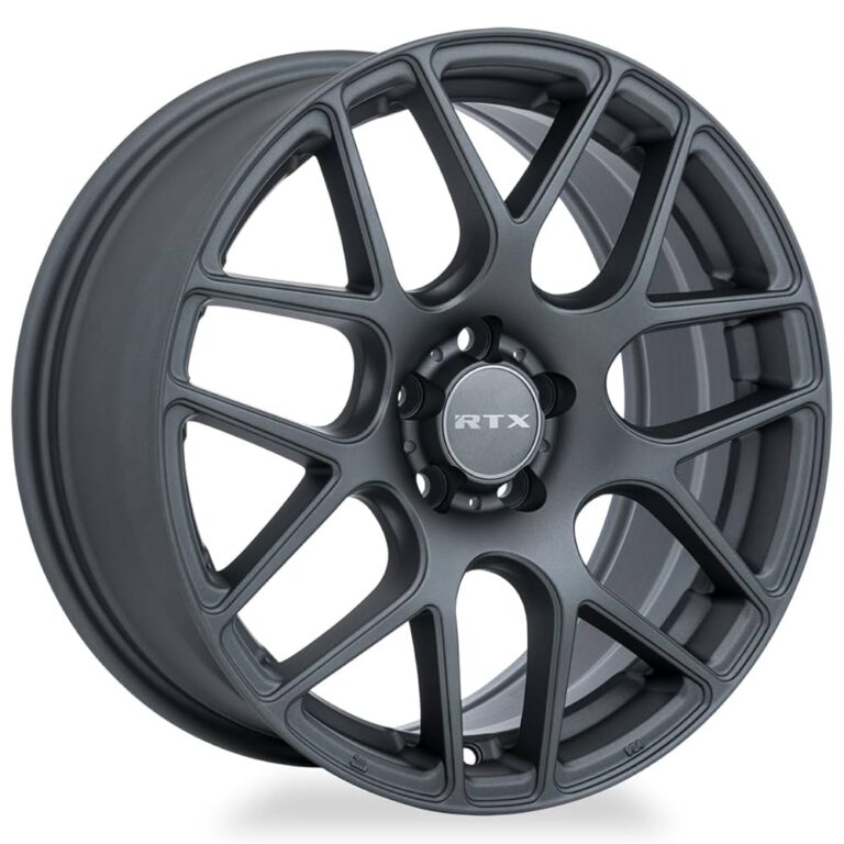 Amazon RTX ENVY Custom Wheel 18x8 38 Offset 5x108 Bolt Pattern 63 4mm Hub Matte Gunmetal Rim Automotive